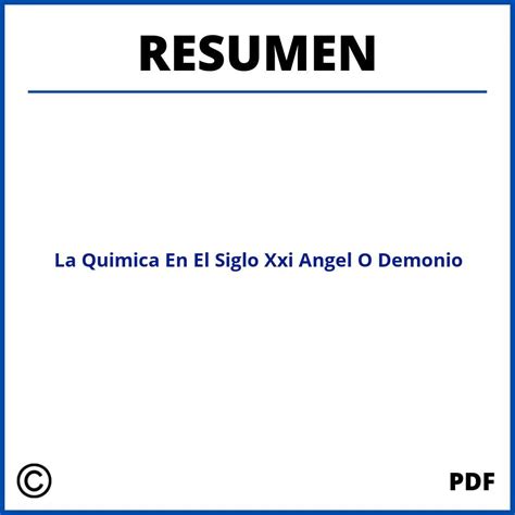 Quimica en el siglo xxi angel o demonio v talanquer by Jose Martin